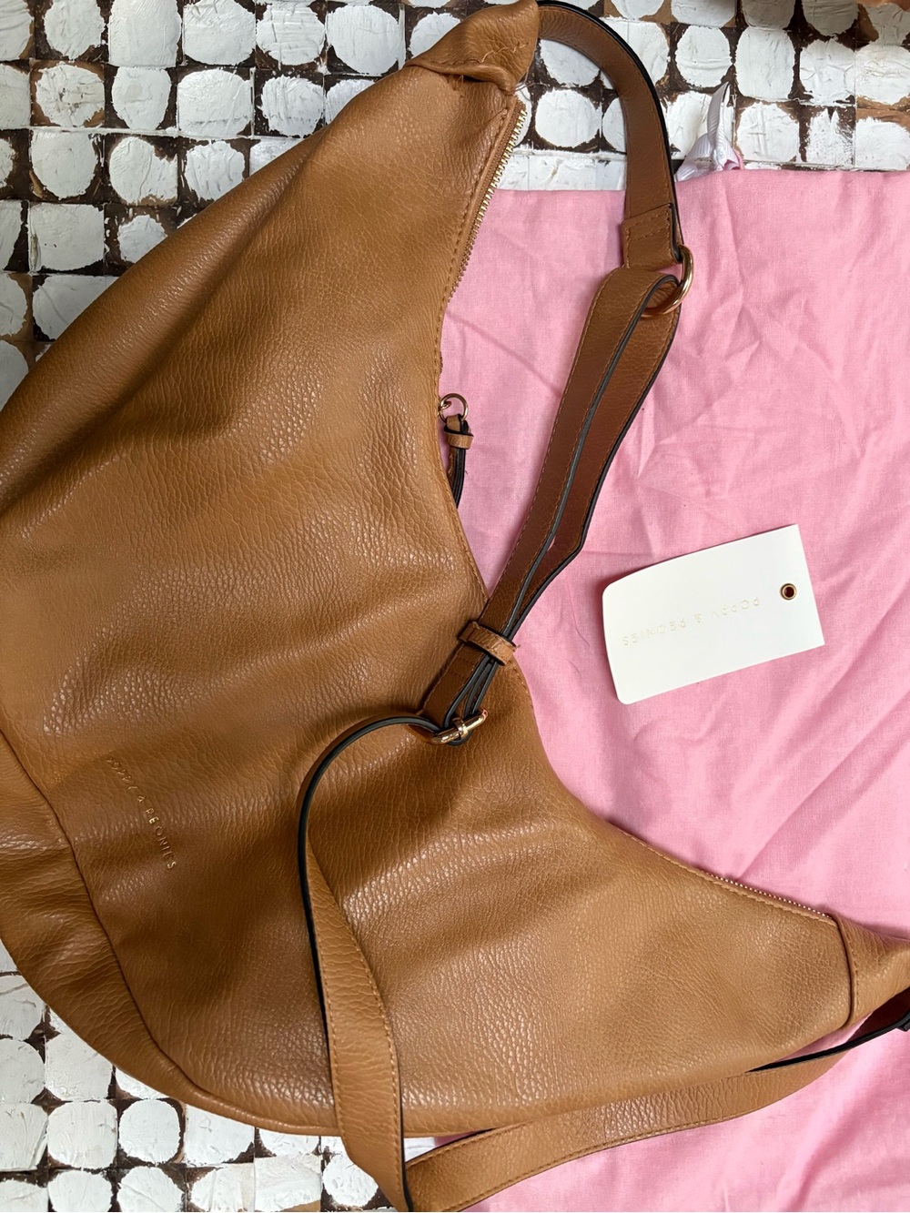 Poppy & Peonies ‘Over the Moon’ Hobo Bag - Picture 3 of 6
